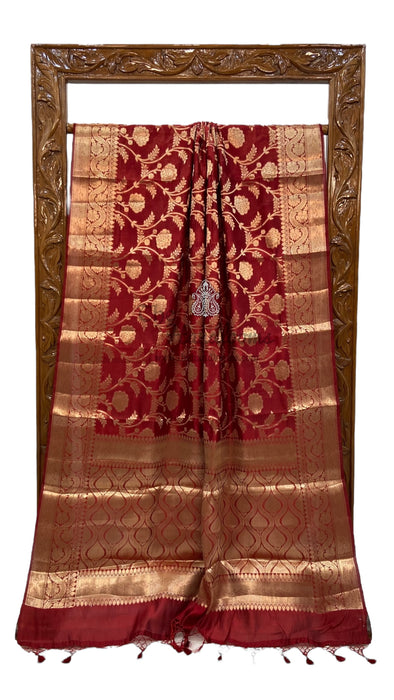 Pure Dupion Silk Banarasi Saree