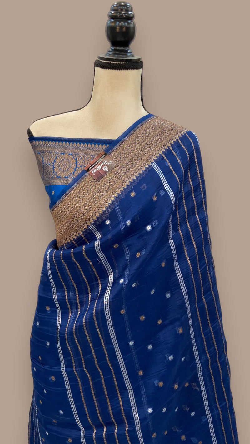 Pure Kora Handloom Banarasi Saree - The Handlooms