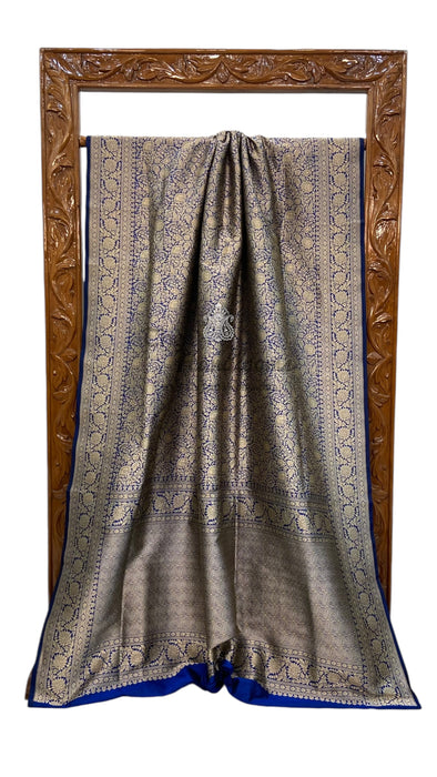 Pure Katan Silk Banarasi Handloom Saree - Tanchui Brocade