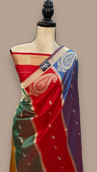 Pure Katan Silk Banarasi Handloom Saree