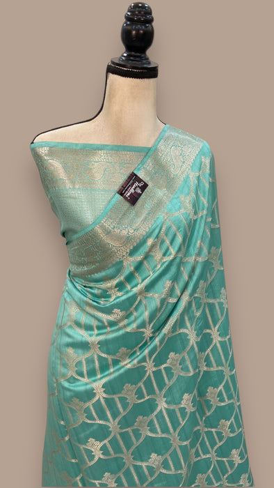 Pure Chiniya Silk Khaddi Handloom Banarasi Saree