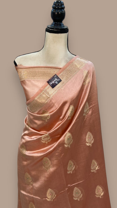 Pure Mango Silk Banarasi Handloom Saree