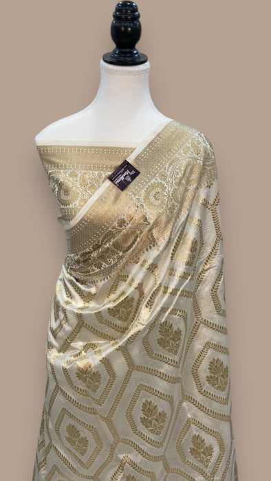 Pure Chiniya Silk Khaddi Handloom Banarasi Saree