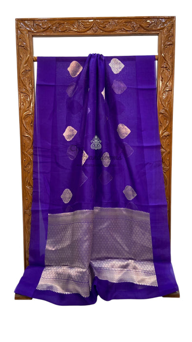 Pure Kora Handloom Banarasi Saree