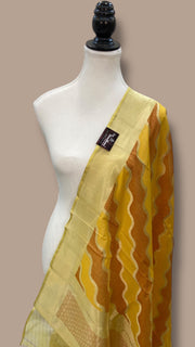 Pure kora Banarasi Handloom Dupatta - The Handlooms