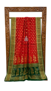 Pure Chiffon Khaddi Banarasi Saree - The Handlooms