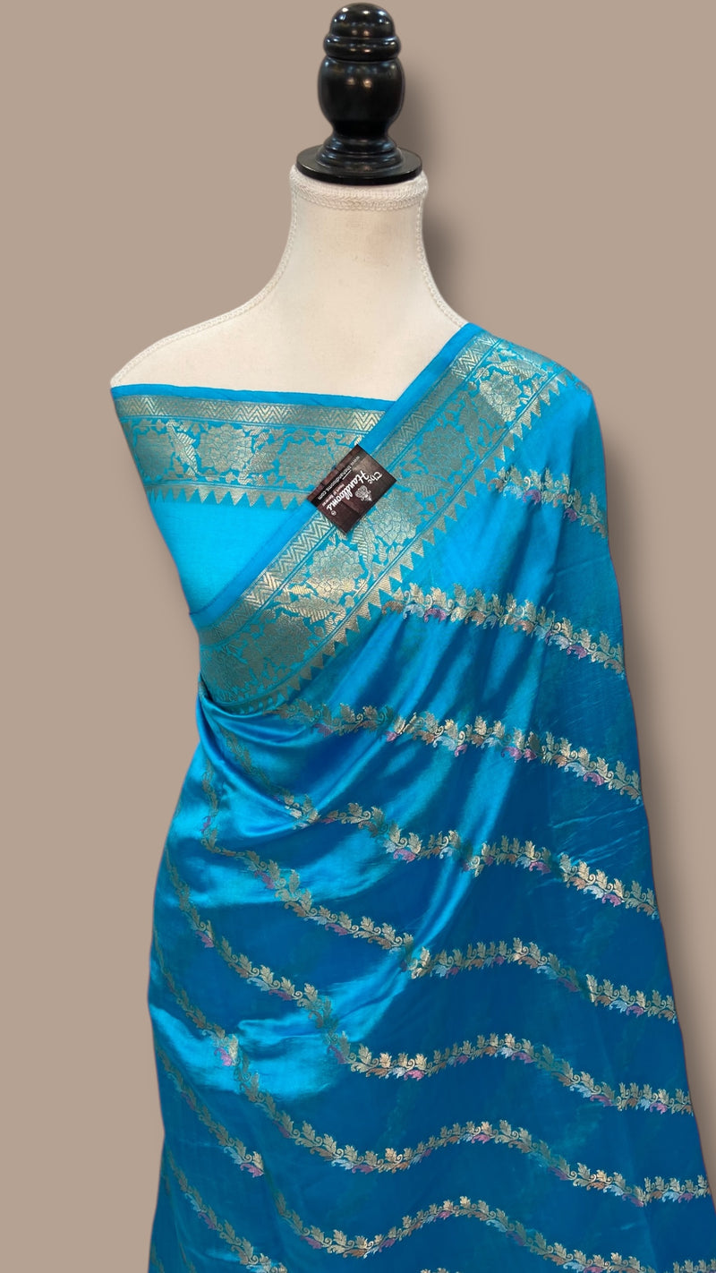 Pure Mango Silk Handloom Banarasi Saree - The Handlooms