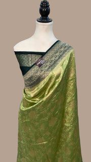 Pure Dupion Silk Banarasi Handloom Saree - The Handlooms