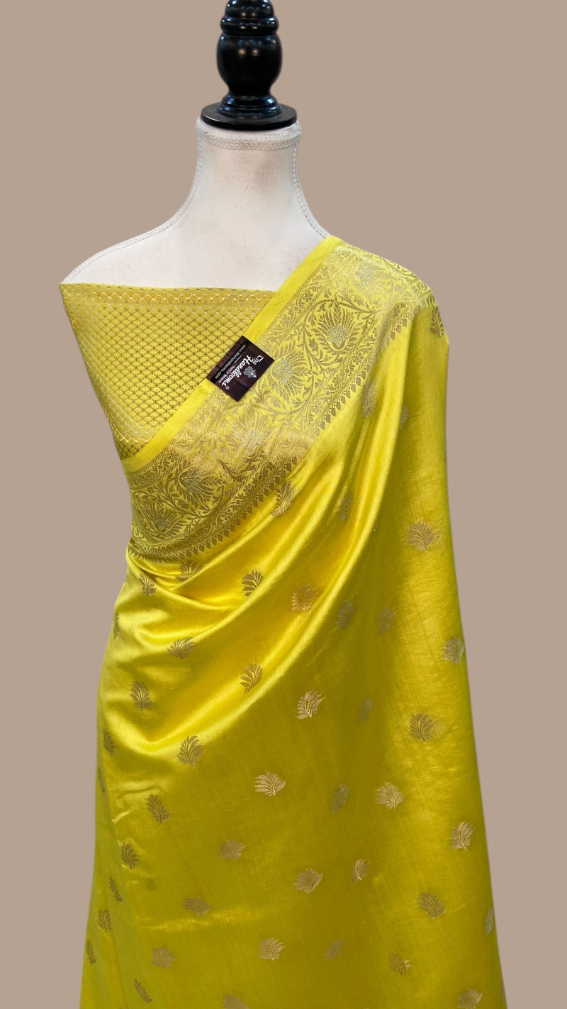 Pure Chiniya Silk Banarasi Saree - The Handlooms