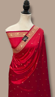 Pure Katan Silk Banarasi Handloom Saree - The Handlooms