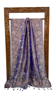 Pure Tissue Handloom Banarasi Saree With Chikankari - The Handlooms