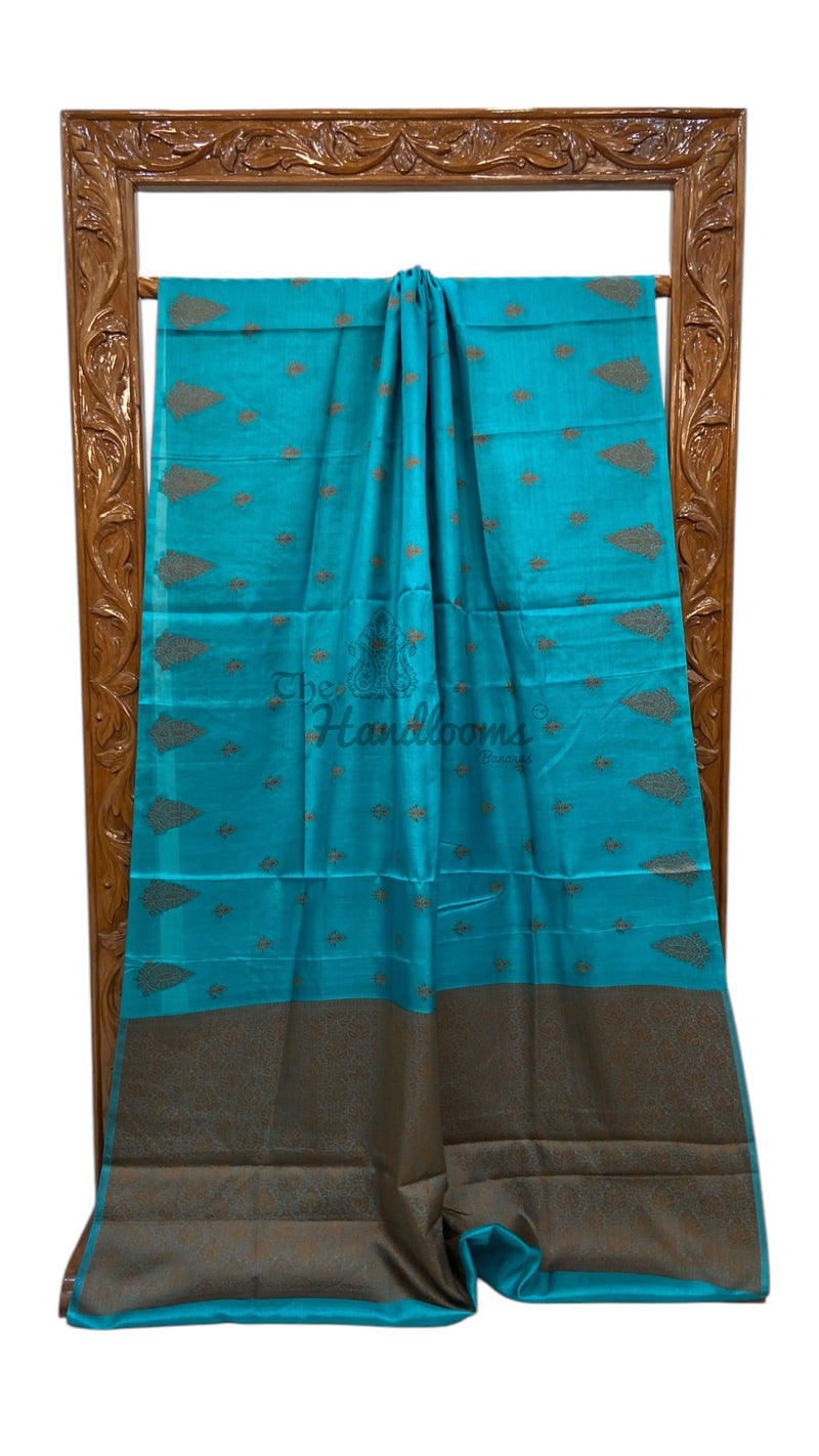 Pure Tussar Silk Handloom Banarasi Saree - The Handlooms