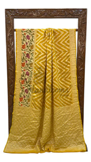 Pure Chiffon Khaddi Banarasi Saree - The Handlooms