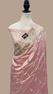 Pure Mango Silk Banarasi Handloom Saree - The Handlooms