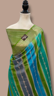 Pure Chiniya Silk Handloom Banarasi Saree - The Handlooms