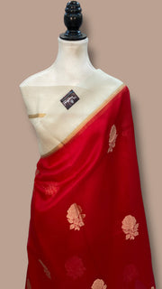 Pure Kora Handloom Banarasi Saree - The Handlooms