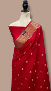 Pure Chiniya Silk Handloom Banarasi Saree - The Handlooms