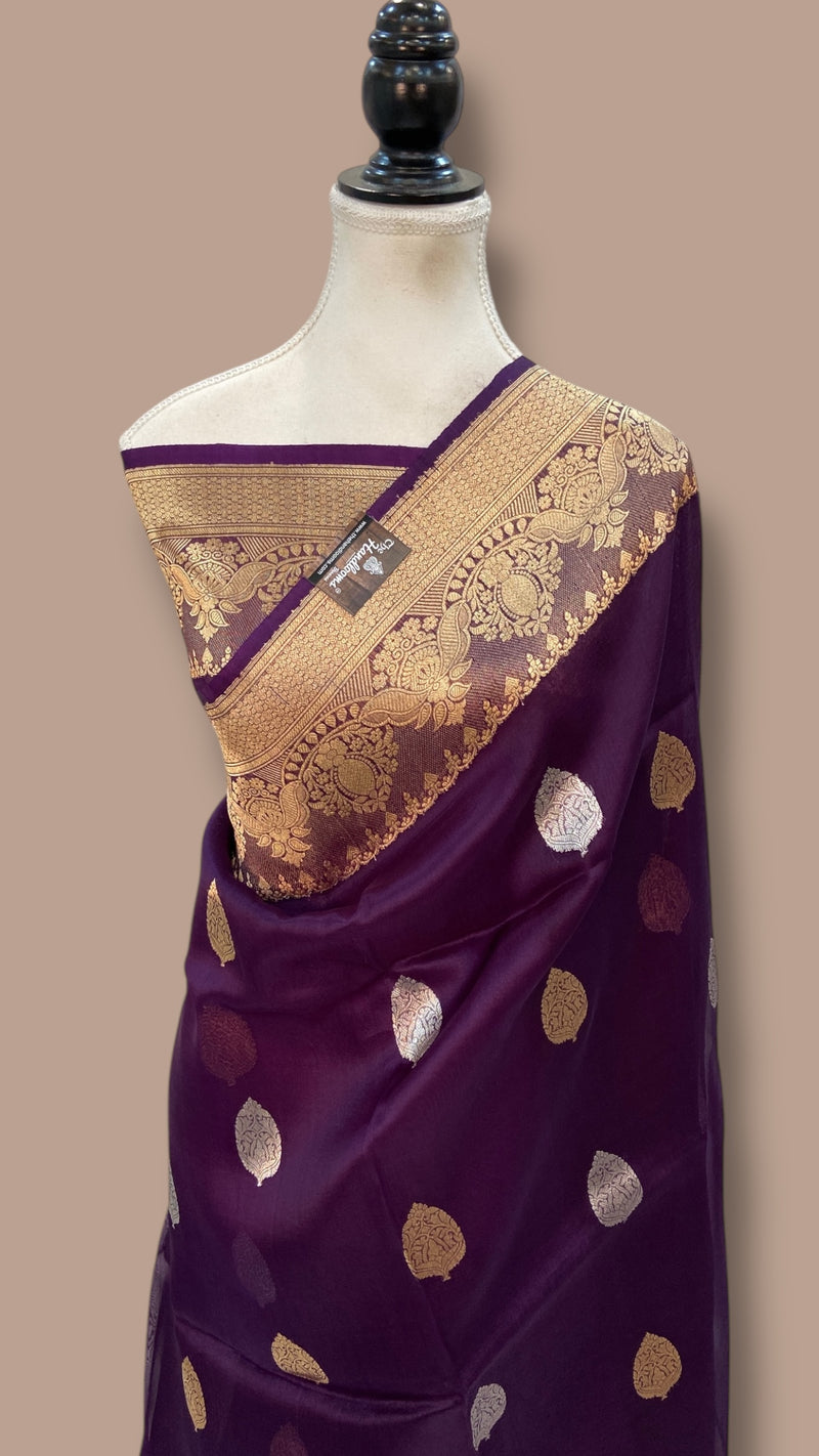 Pure Kora Handloom Banarasi Saree - The Handlooms