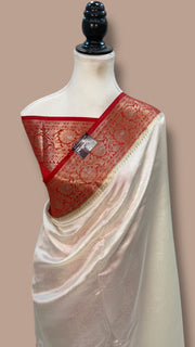 Pure Mango Silk Banarasi Handloom Saree - The Handlooms