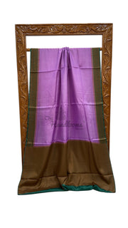 Pure Tussar Silk Handloom Banarasi Saree - The Handlooms