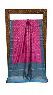 Pure Chiniya Silk Handloom Banarasi Saree - The Handlooms