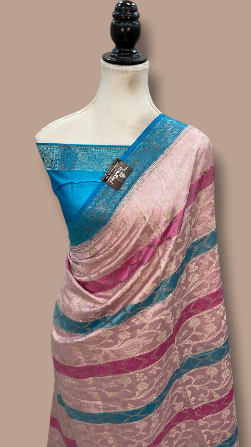 Pure Chiniya Silk Handloom Banarasi Saree - The Handlooms