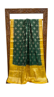 Pure Chiniya Silk Handloom Banarasi Saree - The Handlooms