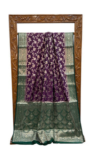 Pure Chiniya Silk Handloom Banarasi Saree - The Handlooms