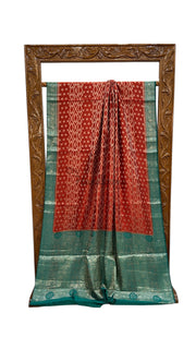 Pure Chiniya Silk Handloom Banarasi Saree - The Handlooms