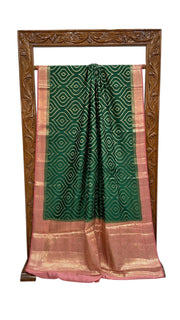 Pure Chiniya Silk Handloom Banarasi Saree - The Handlooms