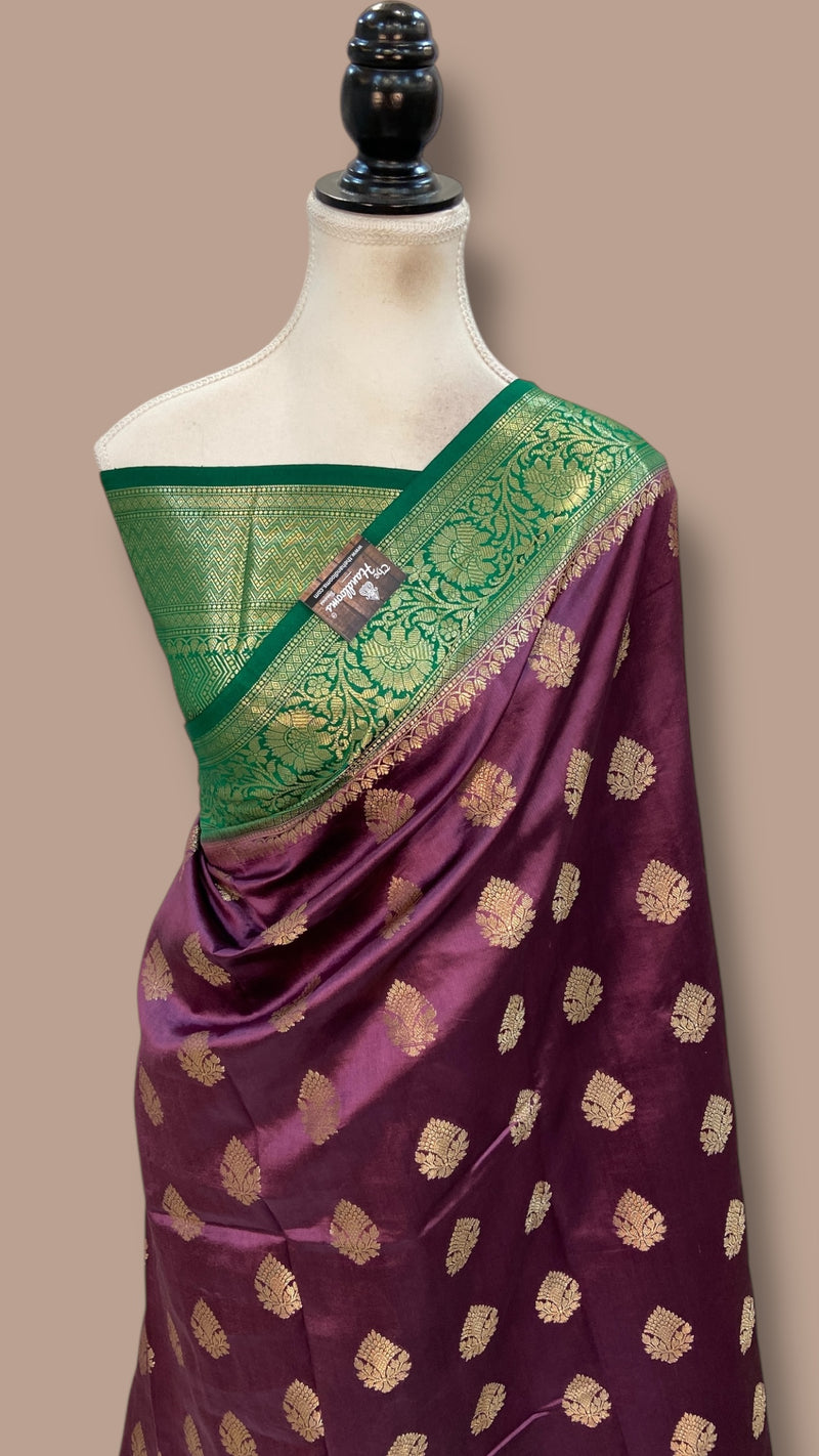 Pure Dupion Silk Banarasi Saree