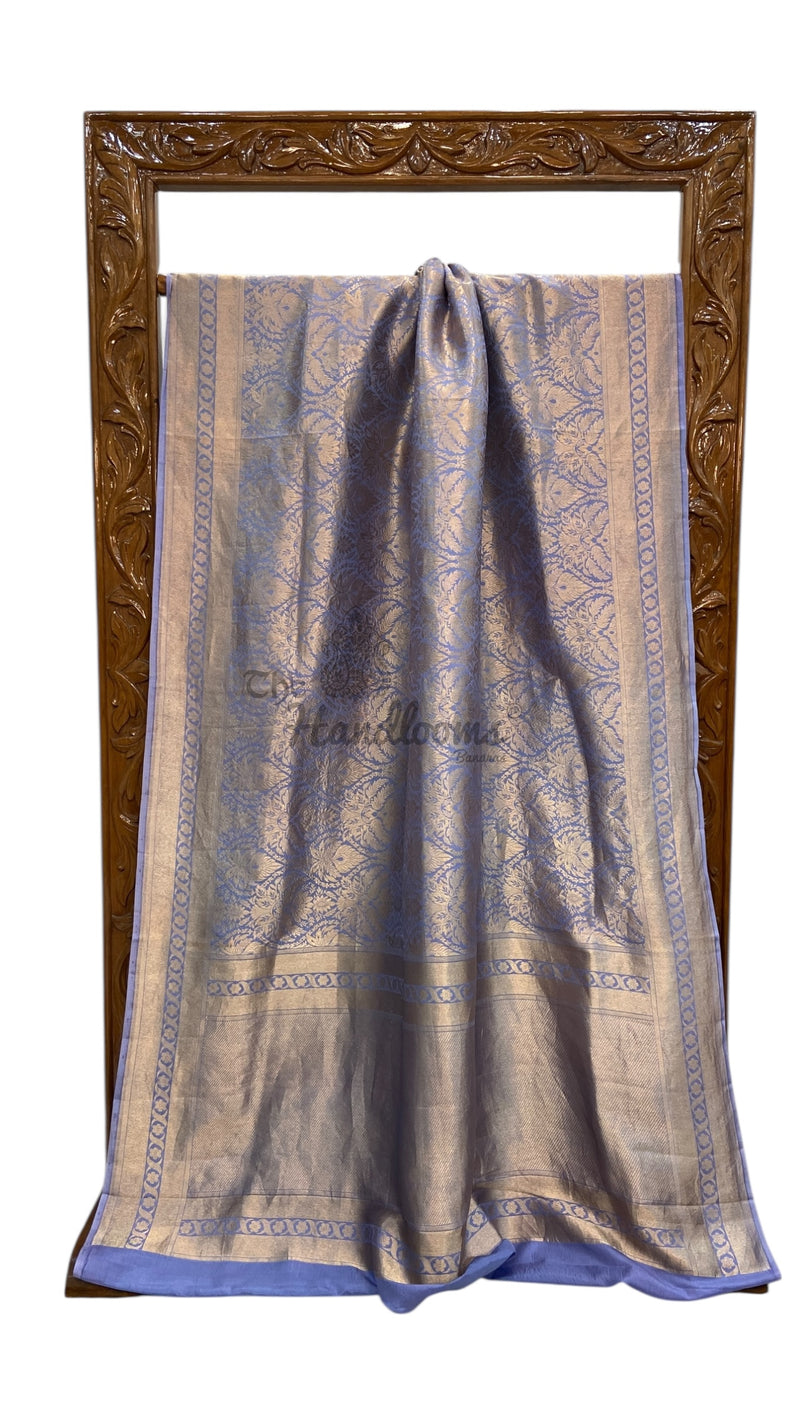 Pure Katan Silk Banarasi Handloom Saree - Tanchui Brocade