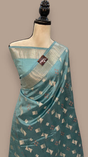 Pure Mango Silk Banarasi Handloom Saree - The Handlooms