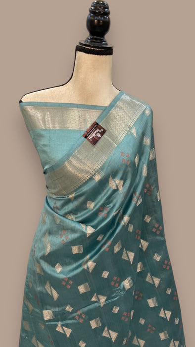 Pure Mango Silk Banarasi Handloom Saree