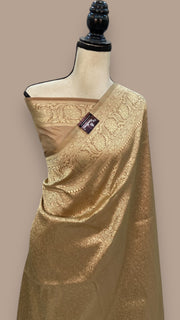 Pure Katan Silk Banarasi Handloom Saree - Tanchui Brocade - The Handlooms