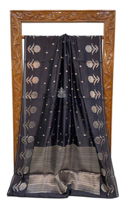 Pure Mango Silk Banarasi Handloom Saree - The Handlooms