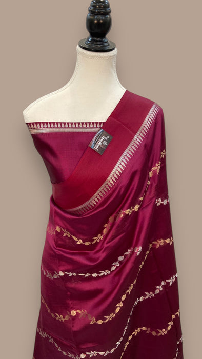 Pure Mango Silk Banarasi Handloom Saree