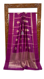 Pure Mango Silk Banarasi Handloom Saree - The Handlooms