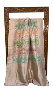Rangkat Pure Katan Silk Banarasi Handloom Saree - The Handlooms