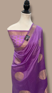 Pure Kota Chex silk Banarasi Handloom Saree - The Handlooms