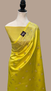 Pure Chiniya Silk Banarasi Saree - The Handlooms