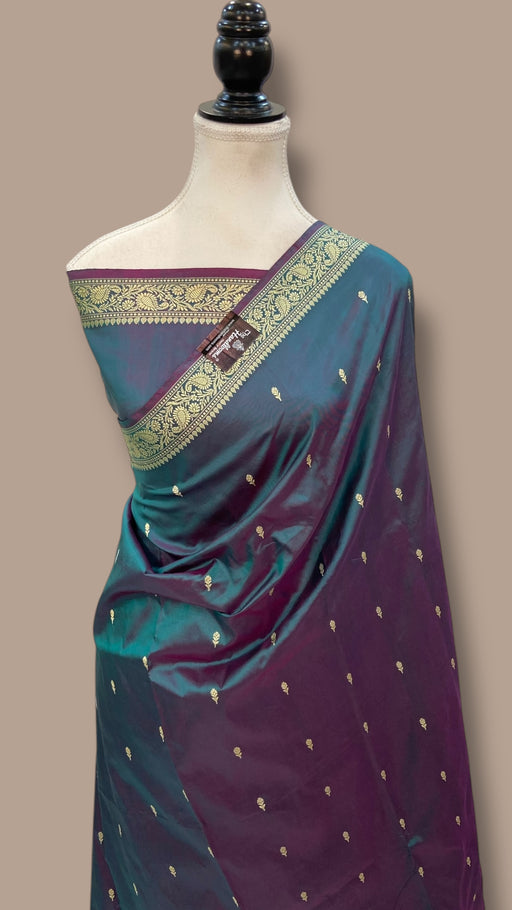 Pure Katan Silk Banarasi Handloom Saree - The Handlooms