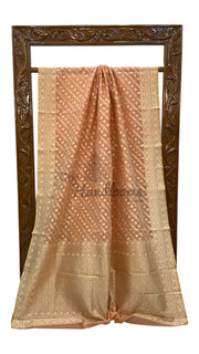 Pure Cotton Tissue Banarasi Handloom Saree - The Handlooms