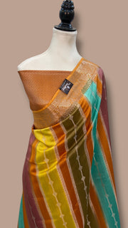 Pure Chiniya Silk Handloom Banarasi Saree - The Handlooms