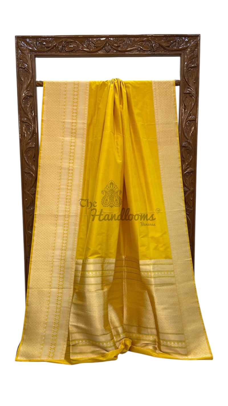 Pure Katan Silk Banarasi Handloom Saree - All over Kadua work - The Handlooms