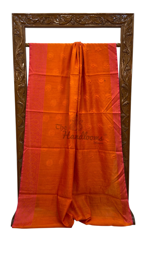 Pure Chiniya Silk Handloom Banarasi Saree - The Handlooms