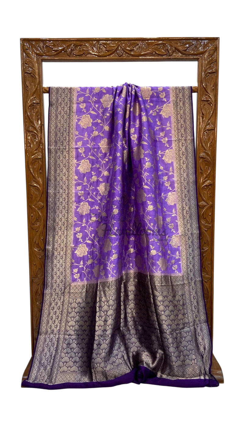 Pure Chiniya Khaddi Handloom Banarasi Saree - The Handlooms