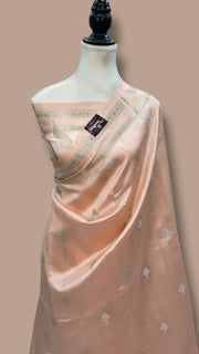 Pure Mango Silk Banarasi Handloom Saree - The Handlooms