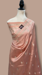 Pure Mango Silk Banarasi Handloom Saree - The Handlooms