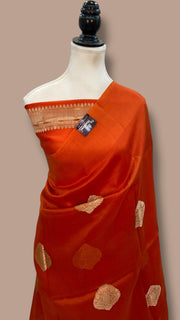 Pure Kora Handloom Banarasi Saree - The Handlooms